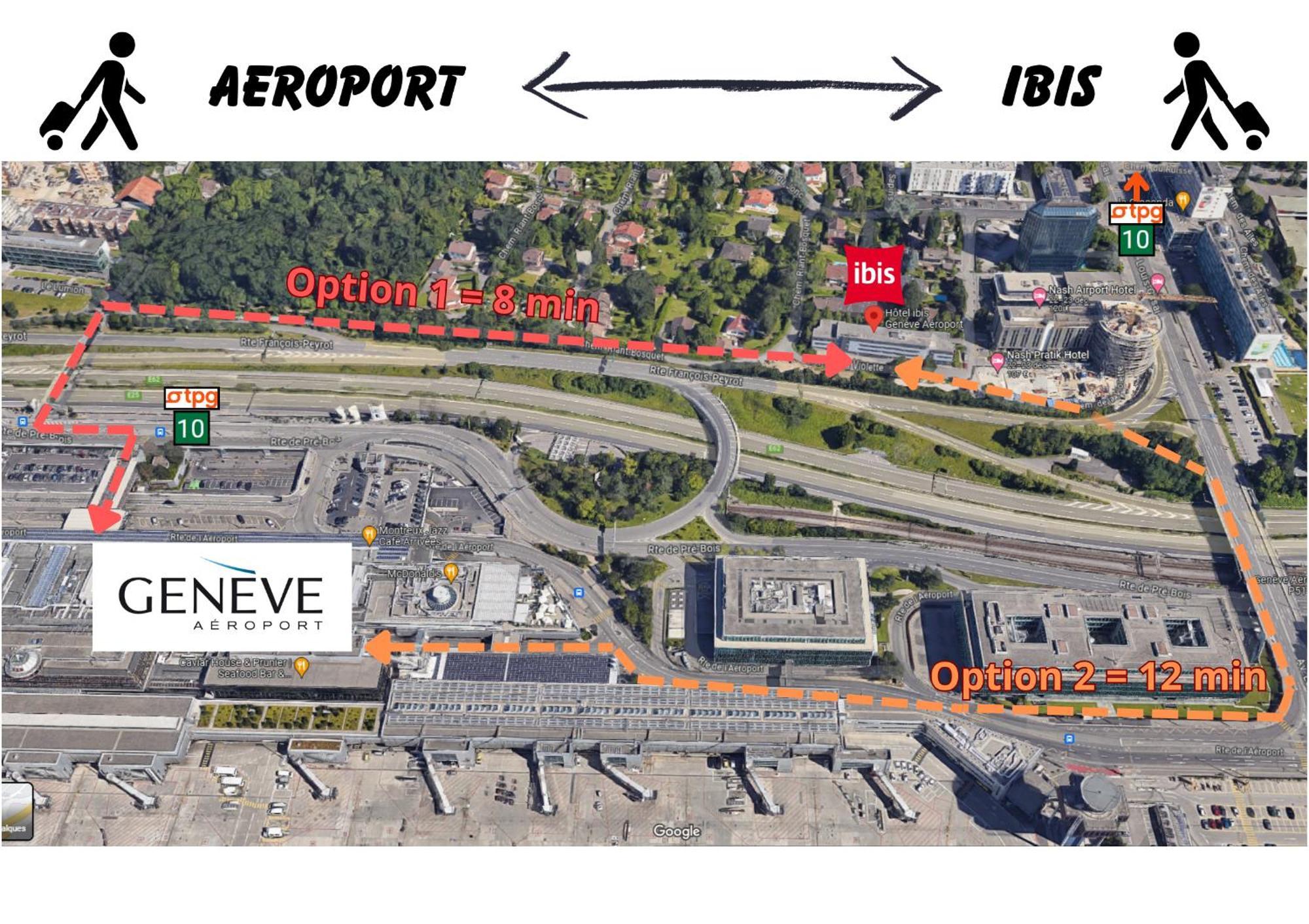 Ibis Geneve Aeroport Otel Dış mekan fotoğraf